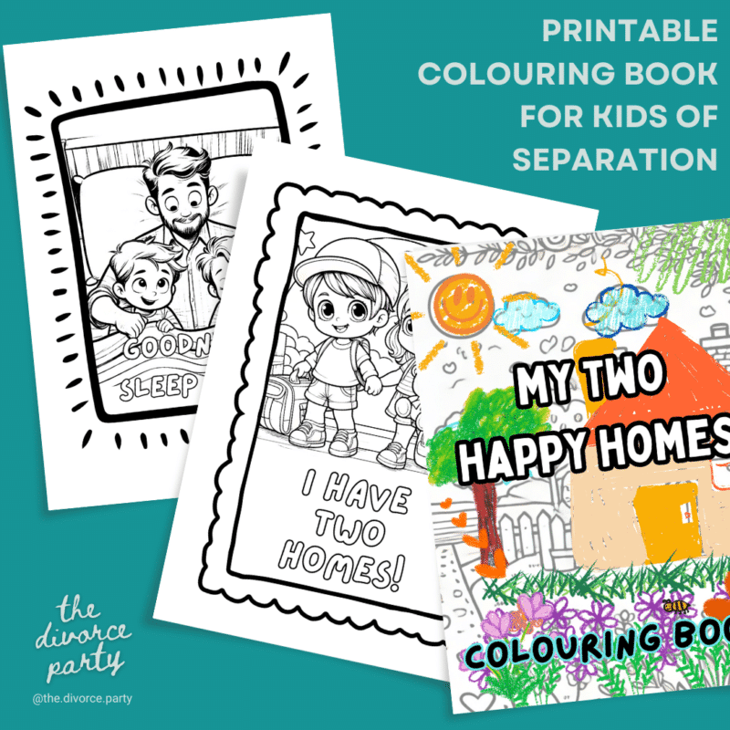 My Two Happy Homes: Colouring book for kids from separated homes - Image 2
